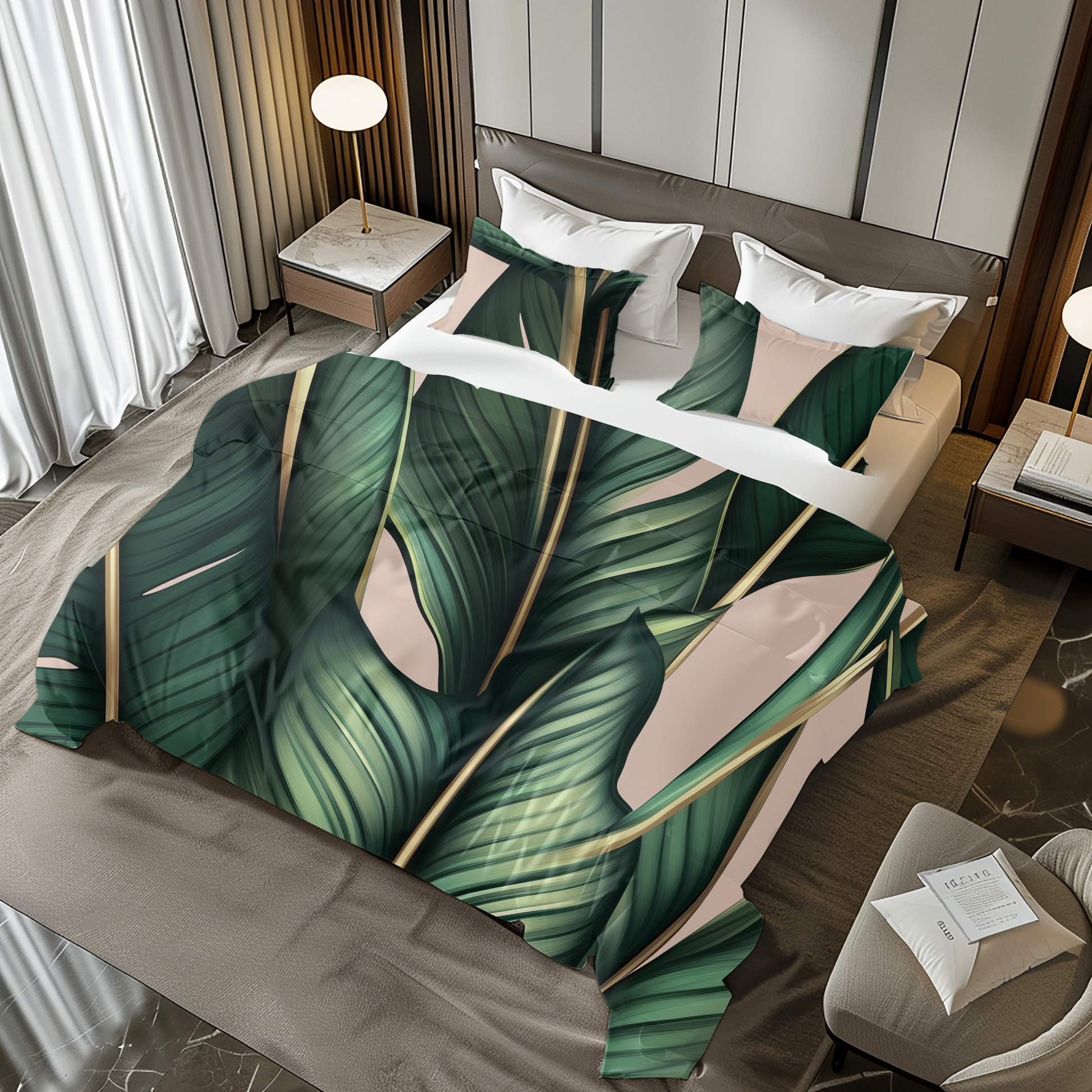 "Soft Fauna" Sateen Duvet