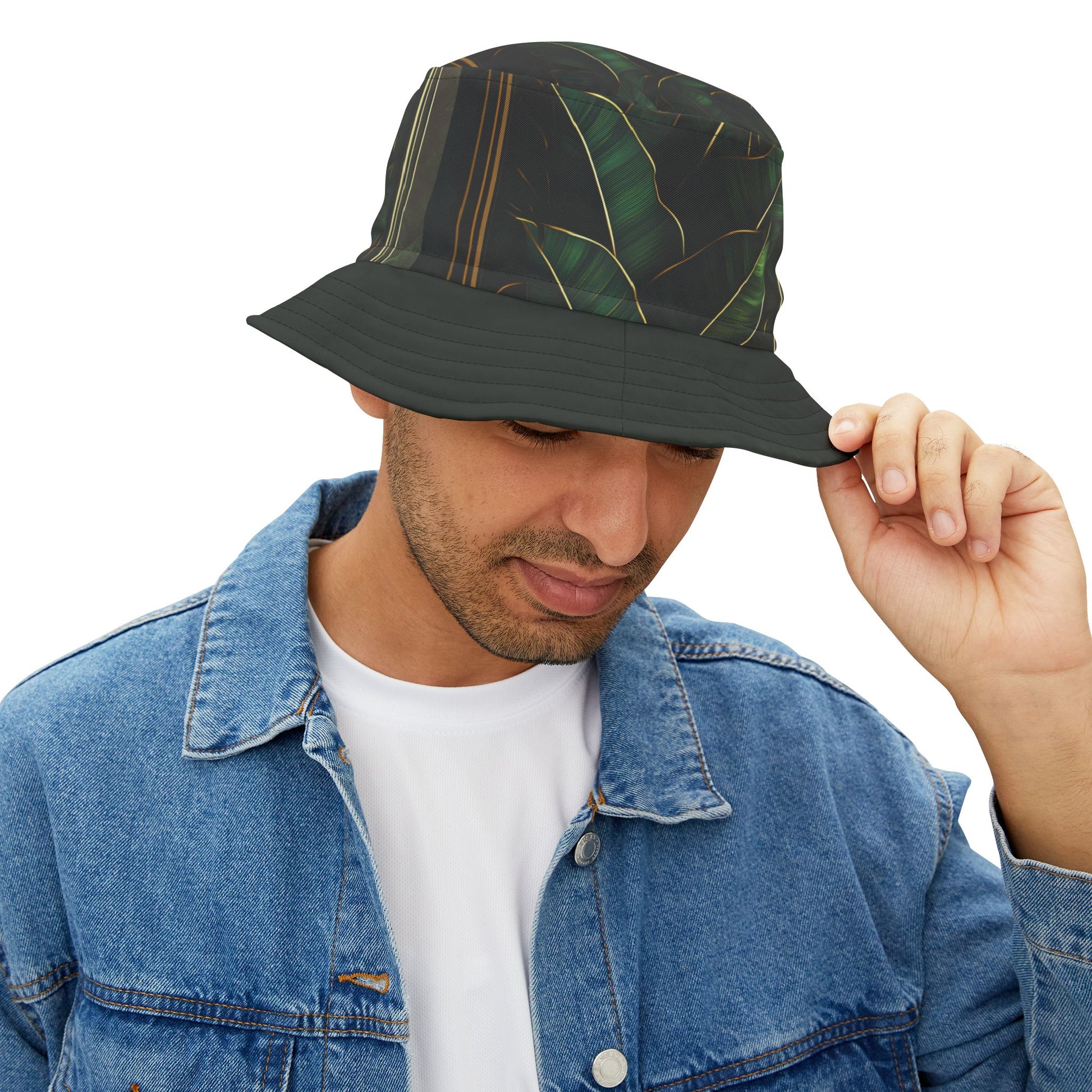"Tropical Serenity" Two-Toned Bucket Hat