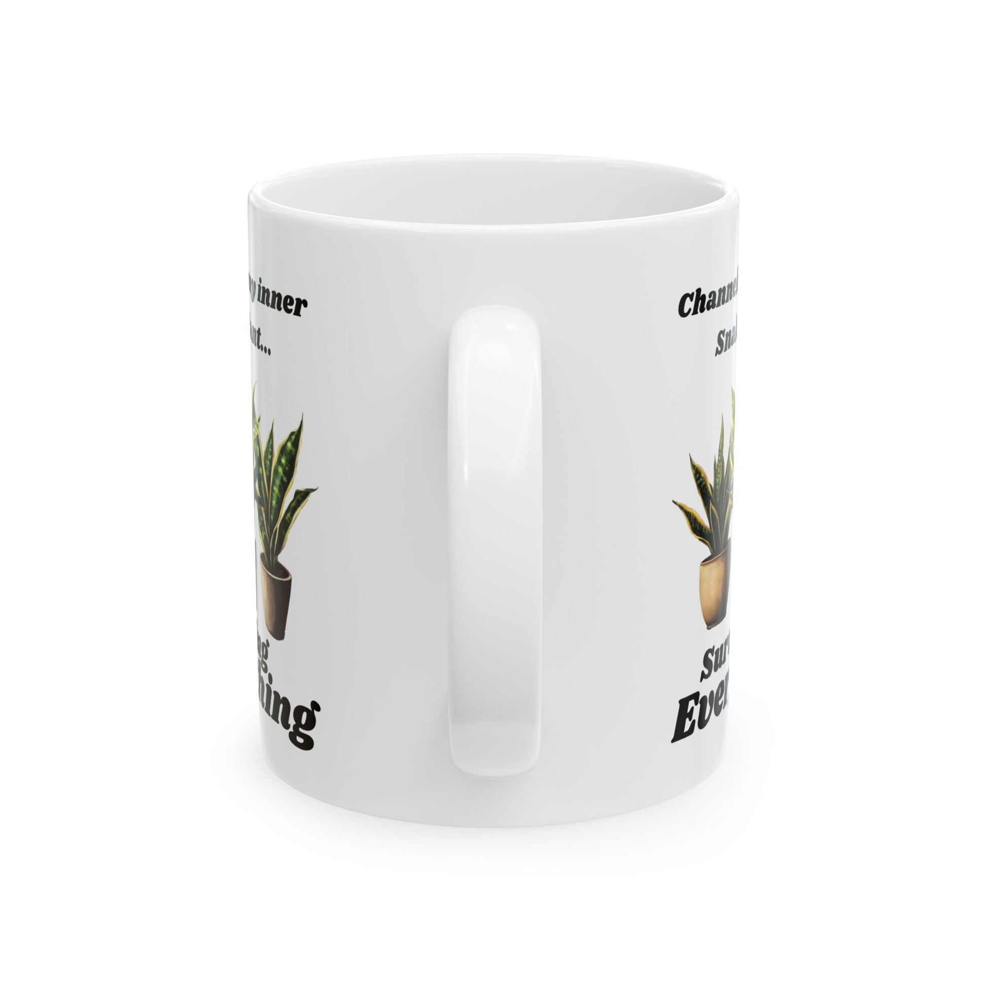 "Iconic Snake Plant" Ceramic Mug