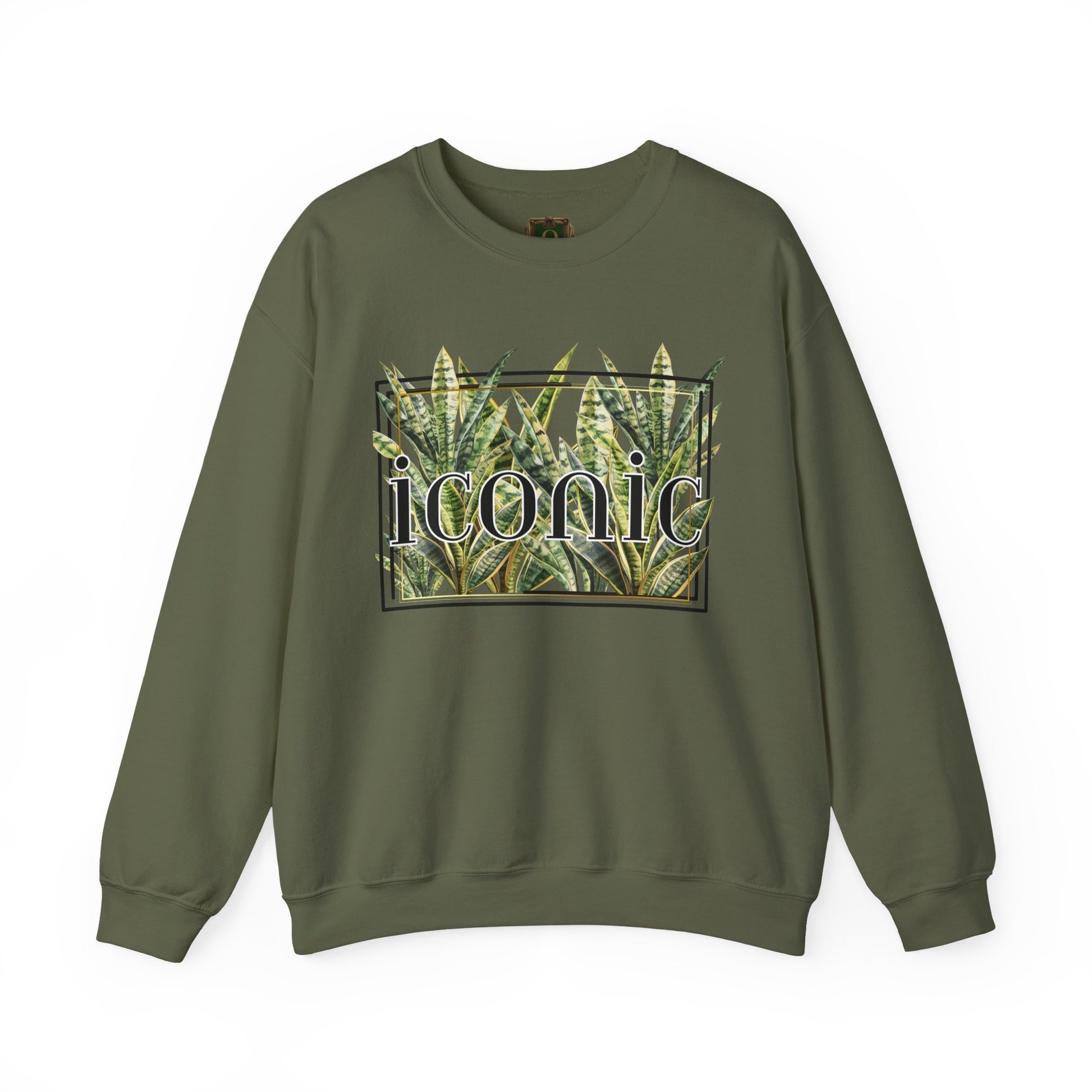 "Iconic Snake Plant" Crewneck Sweatshirt
