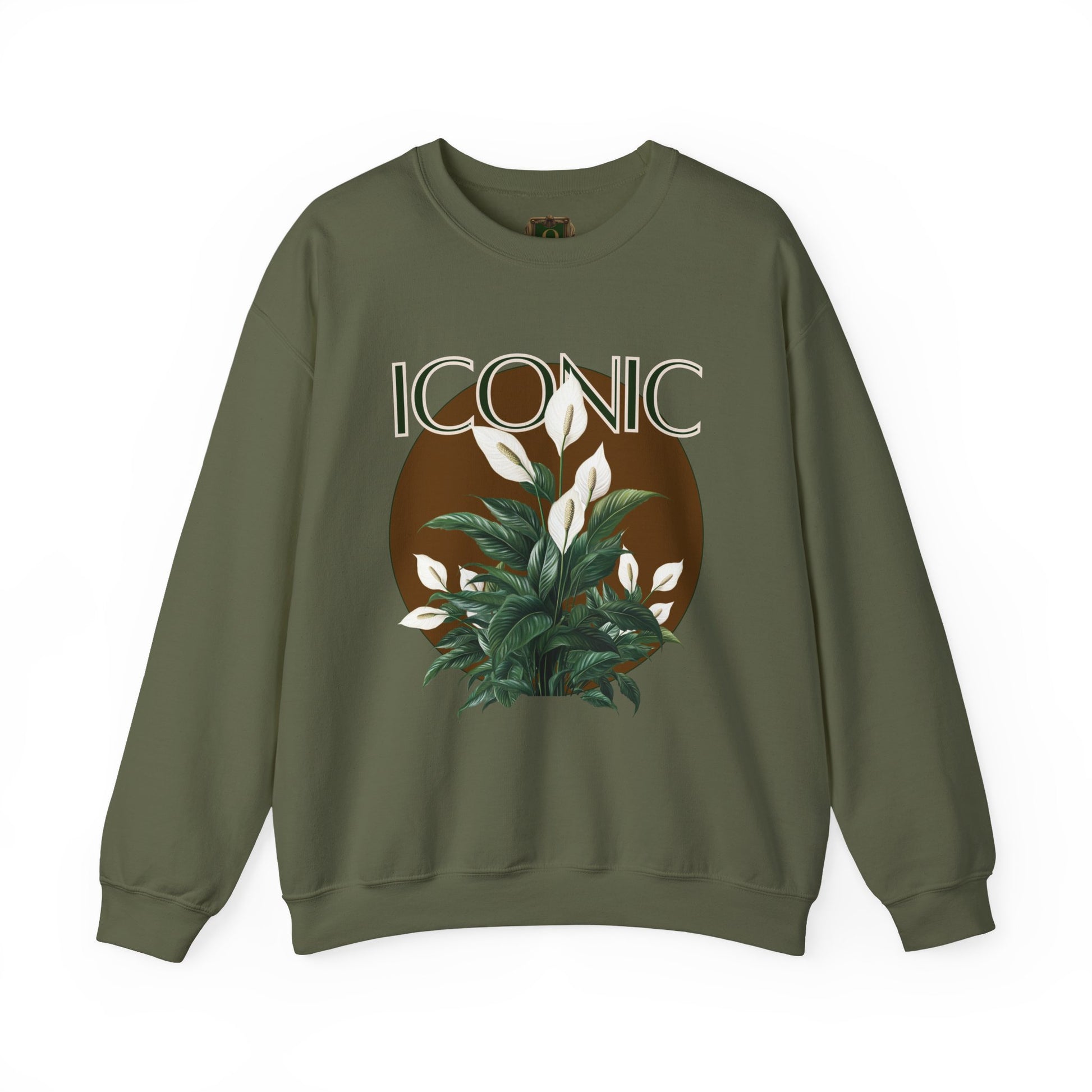 "Iconic Peace Lily" Crewneck Sweatshirt