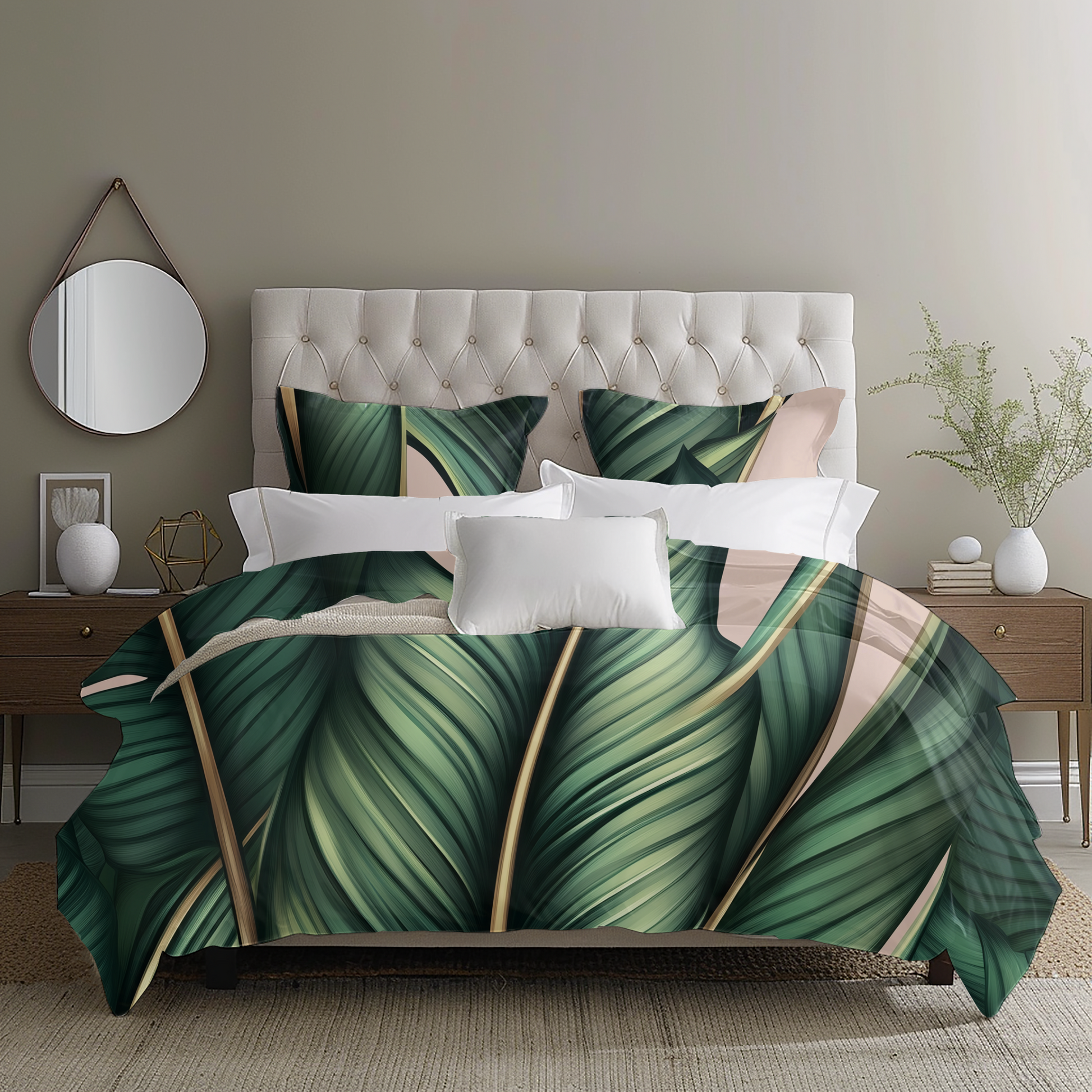 "Soft Fauna" Sateen Duvet