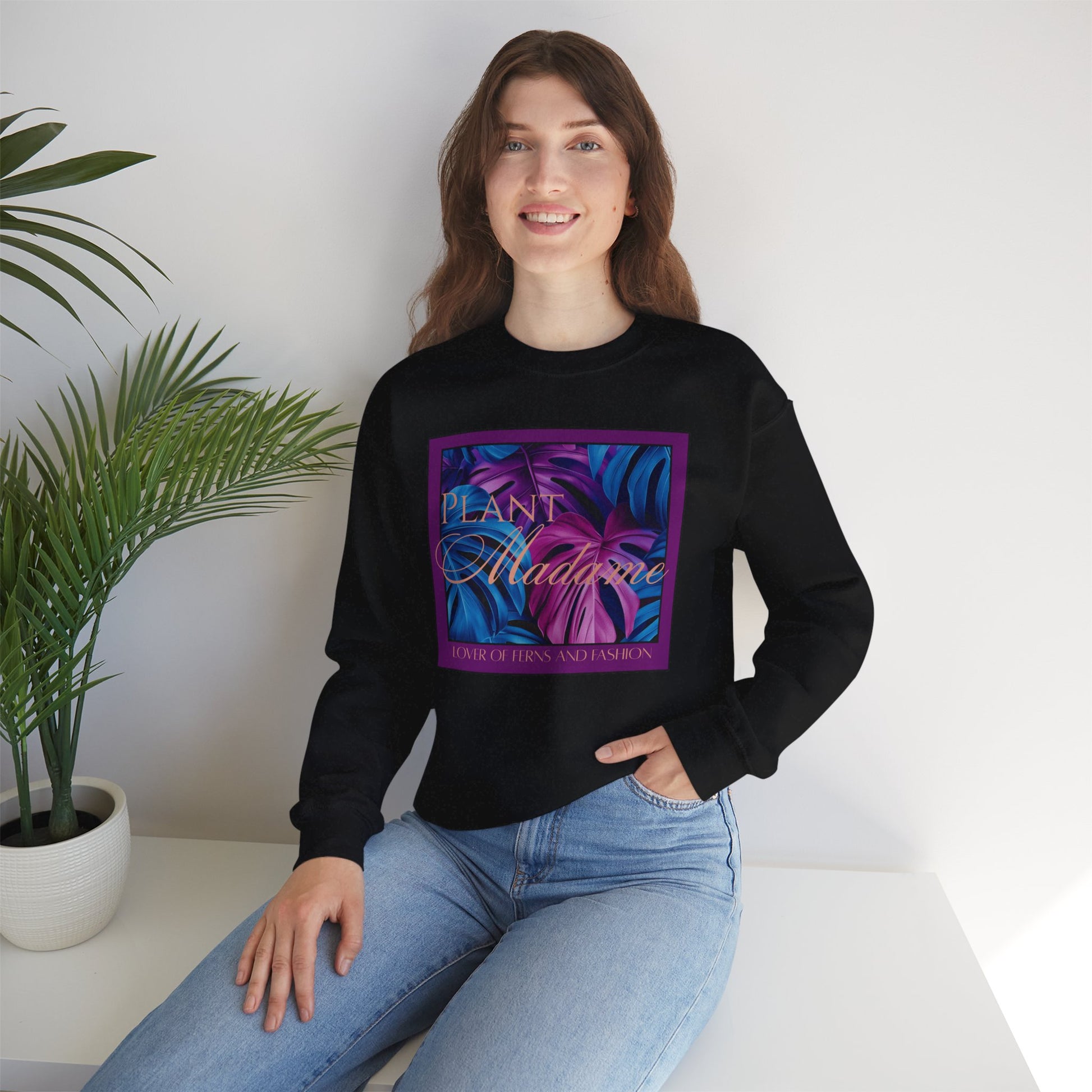 "Plant Madam Fashion" Crewneck Sweatshirt