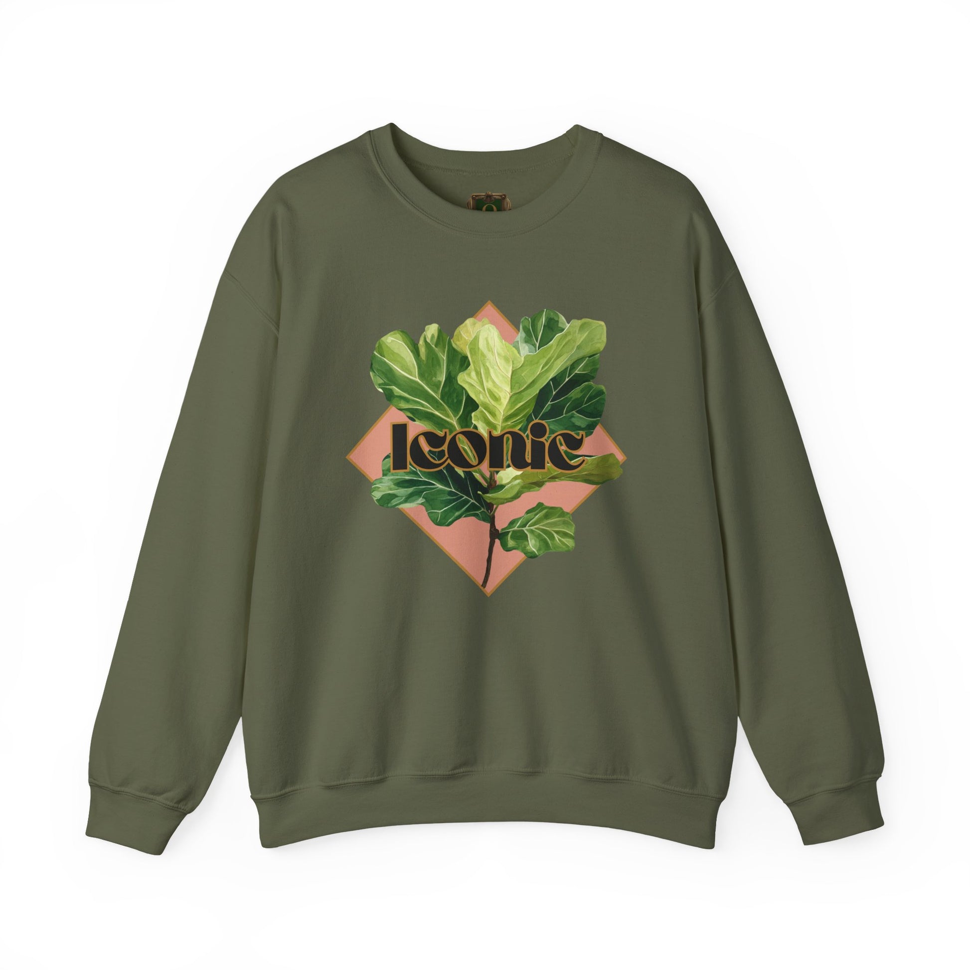 "Iconic Fiddle Leaf Fig" Crewneck Sweatshirt