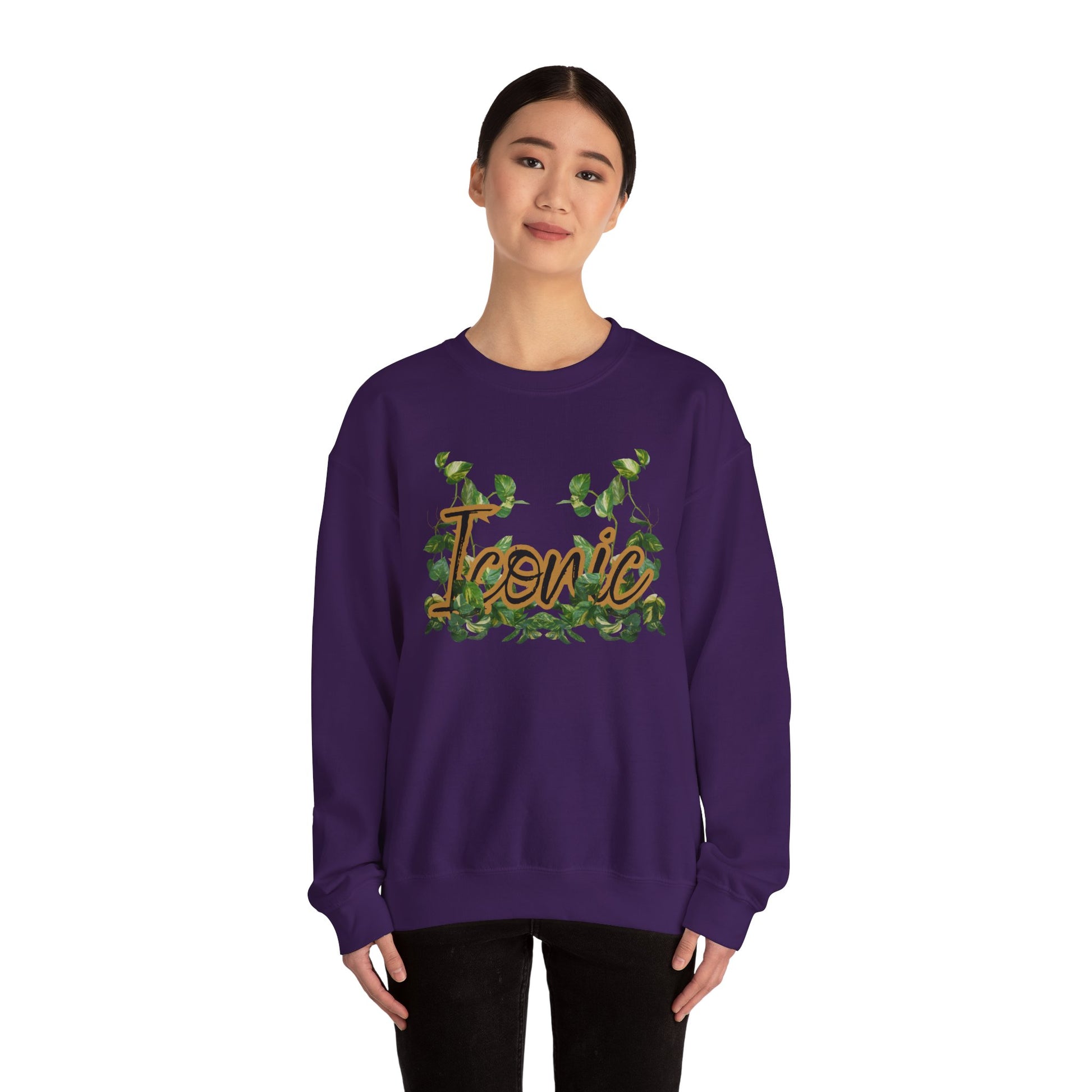 "Iconic Pothos" Crewneck Sweatshirt