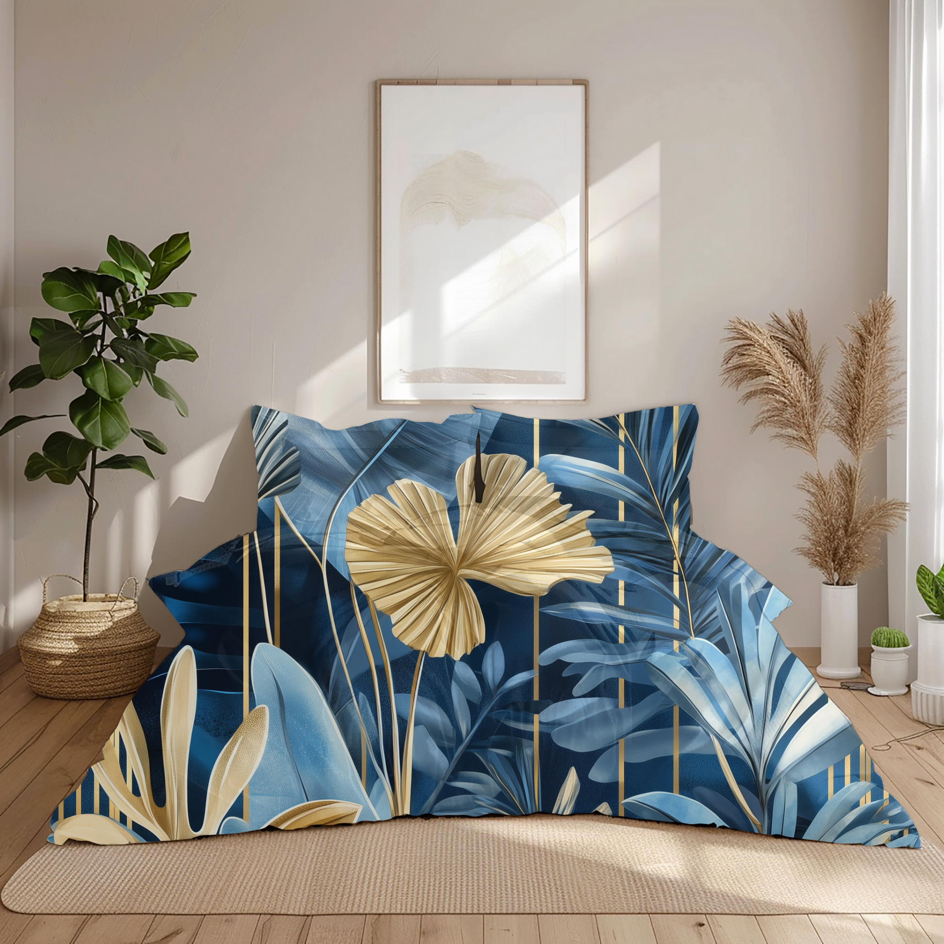 "Jungle Sky" Sateen Duvet