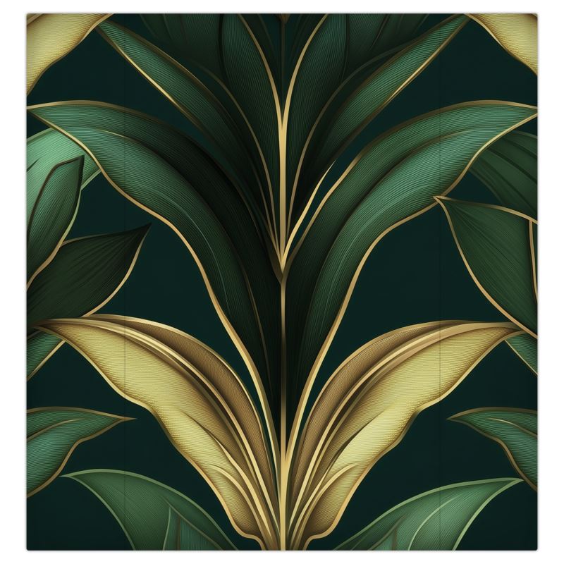 "Satin Foliage" Sateen Duvet