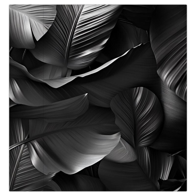 "Moonlight Leaves" Sateen Duvet