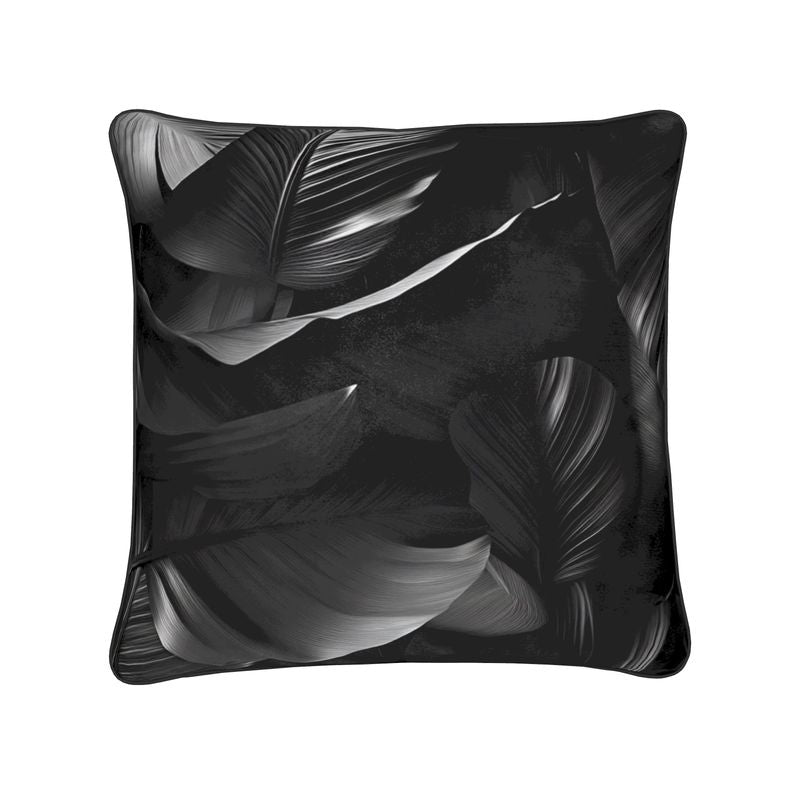 "Moonlight Leaves" Pillow Cover