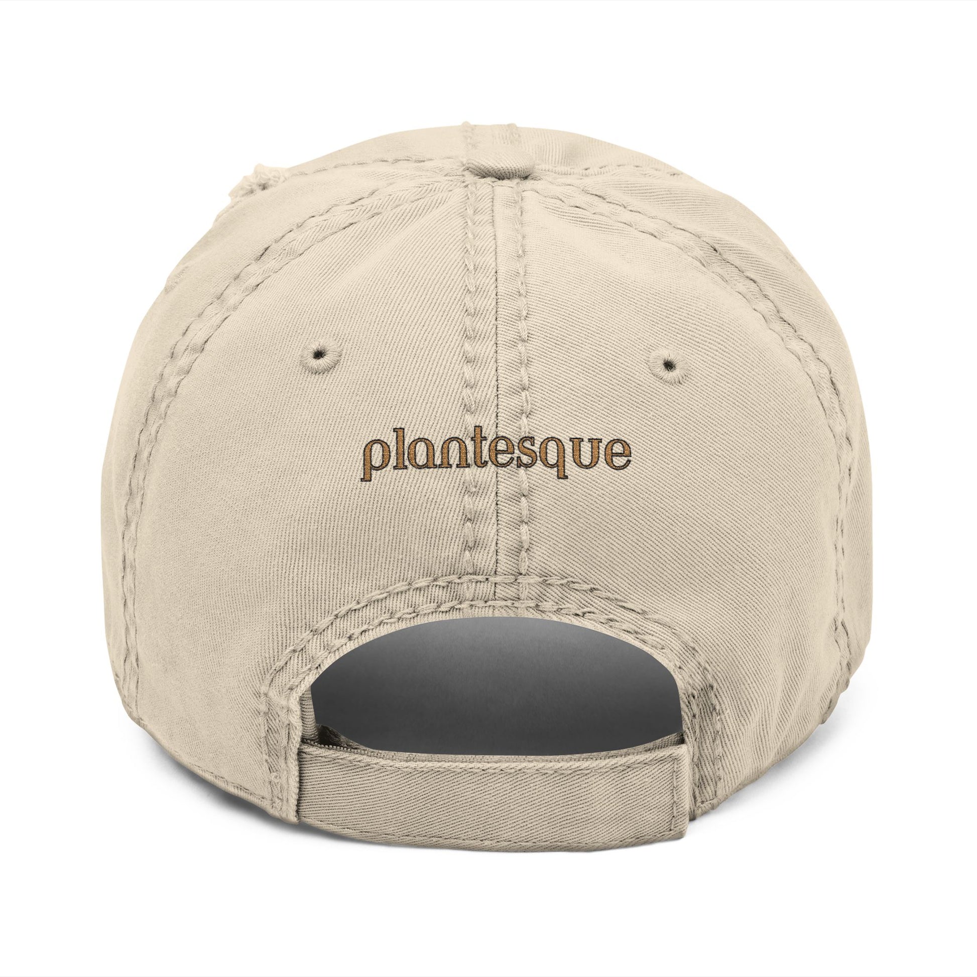 Plantesque Distressed Dad Cap