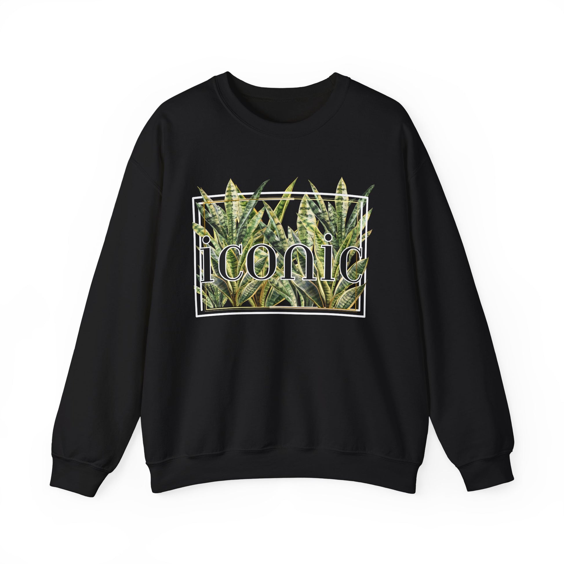 "Iconic Snake Plant" Crewneck Sweatshirt