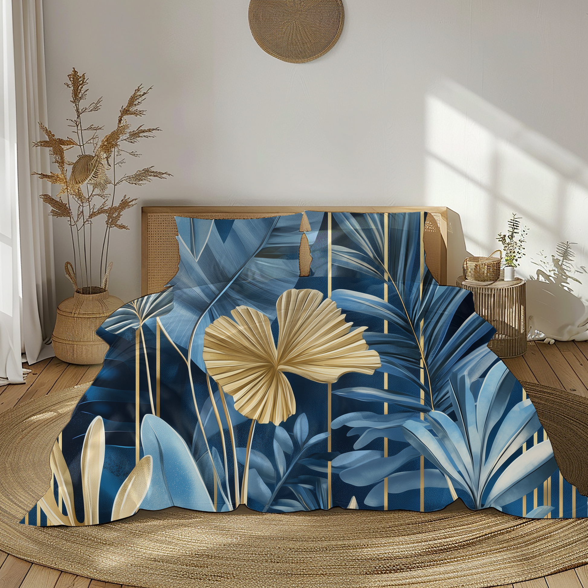 "Jungle Sky" Sateen Duvet