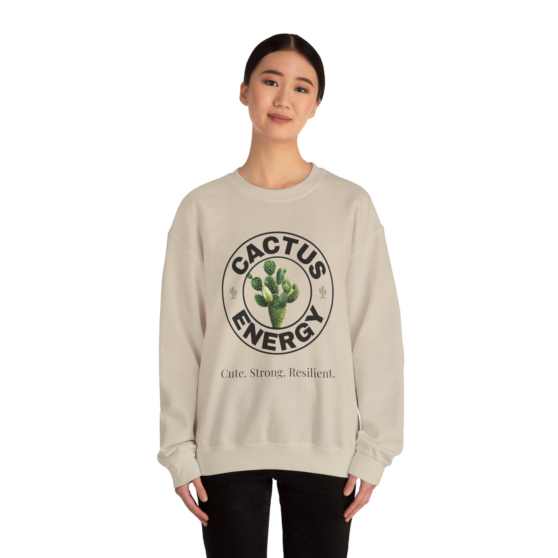 "Cactus Energy" Crewneck Sweatshirt
