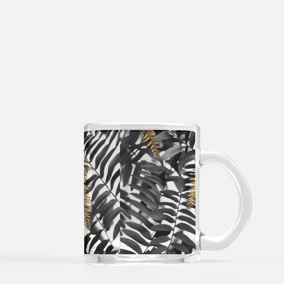 "Dark Fern" Glass Mug