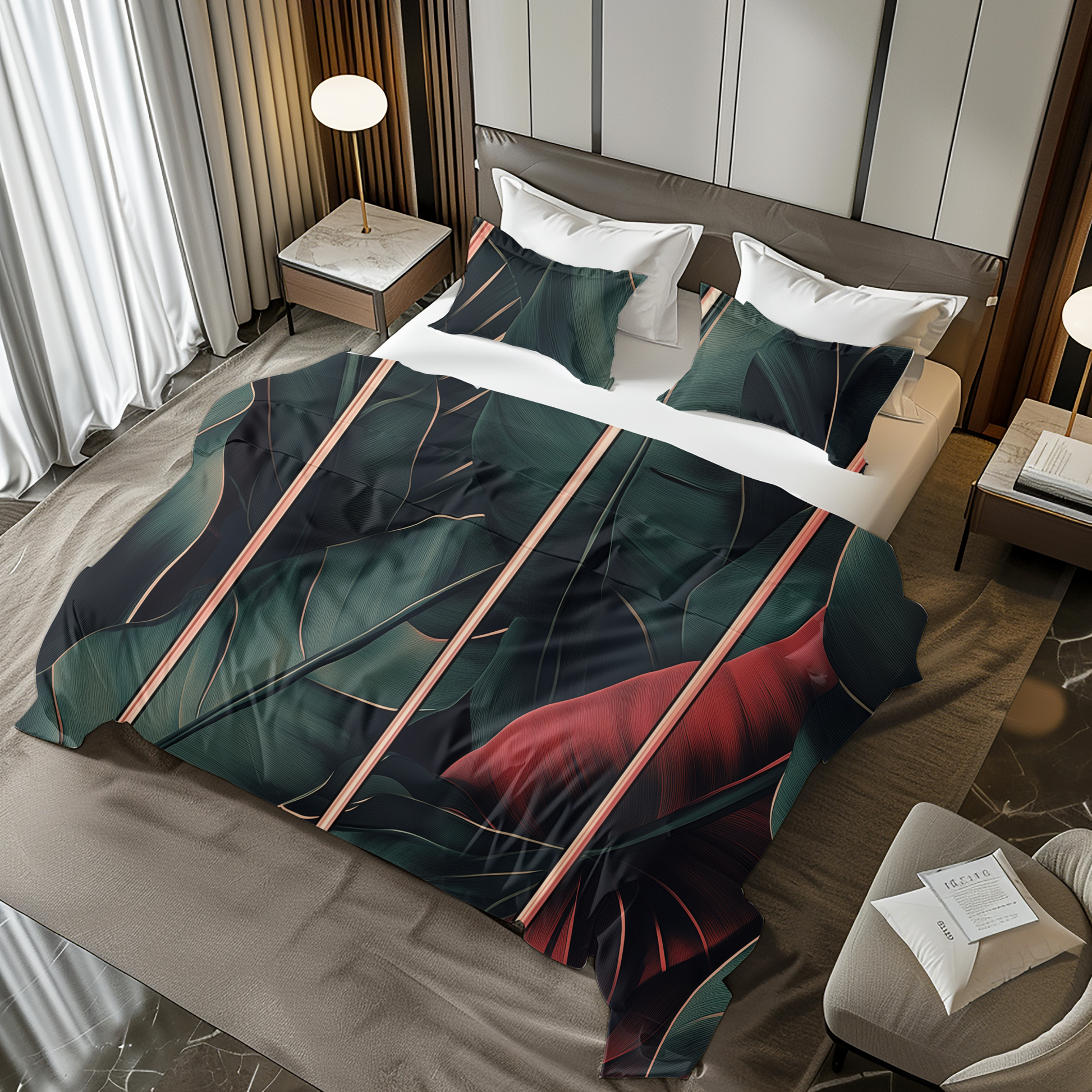 "Passion Paradise" Sateen Duvet