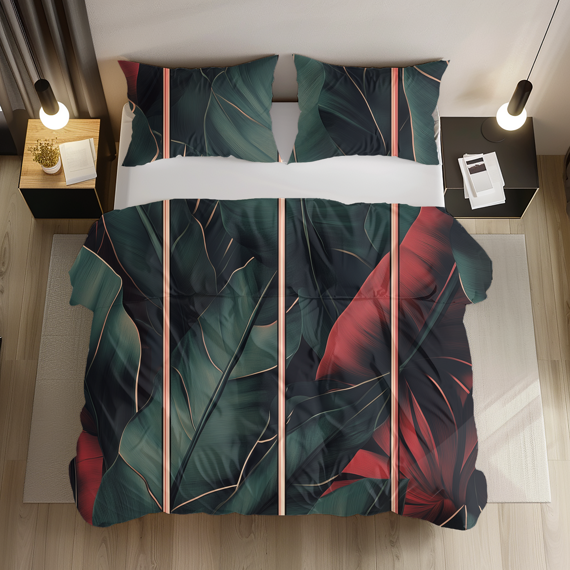 "Passion Paradise" Sateen Duvet
