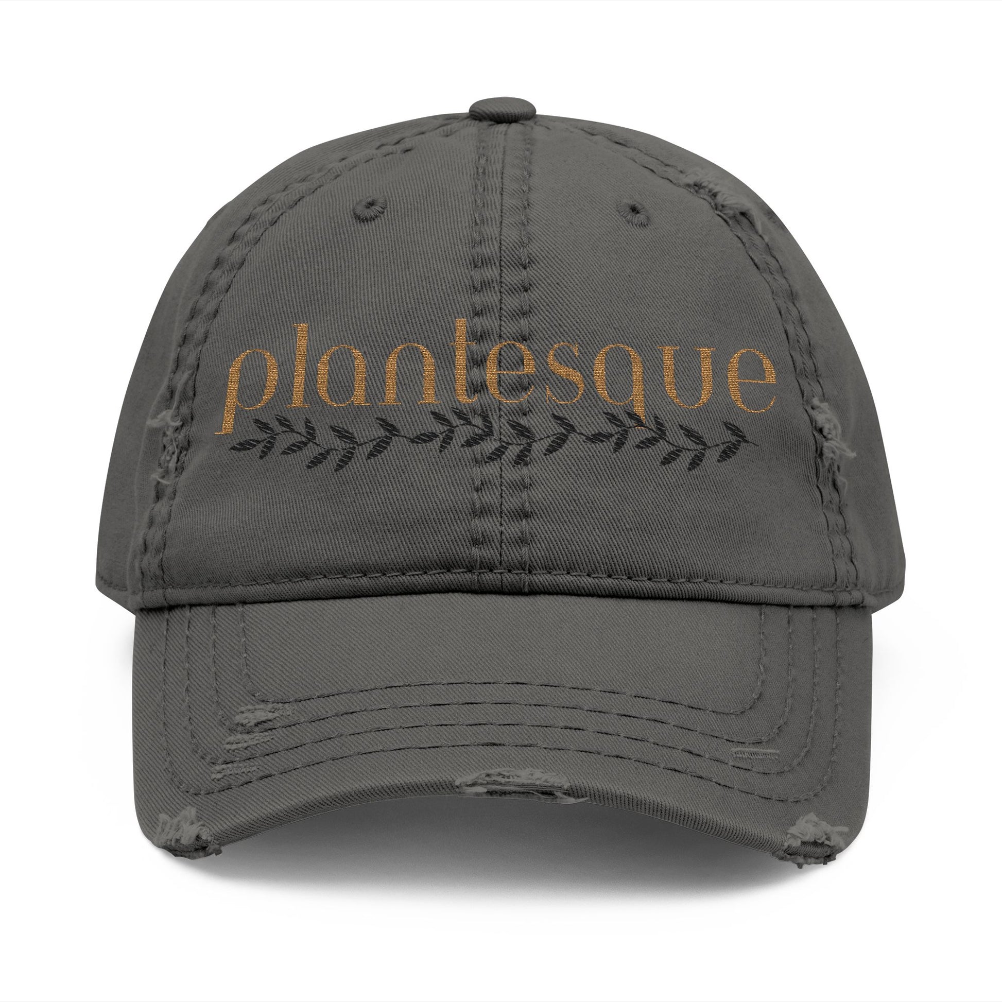 Plantesque Distressed Dad Cap