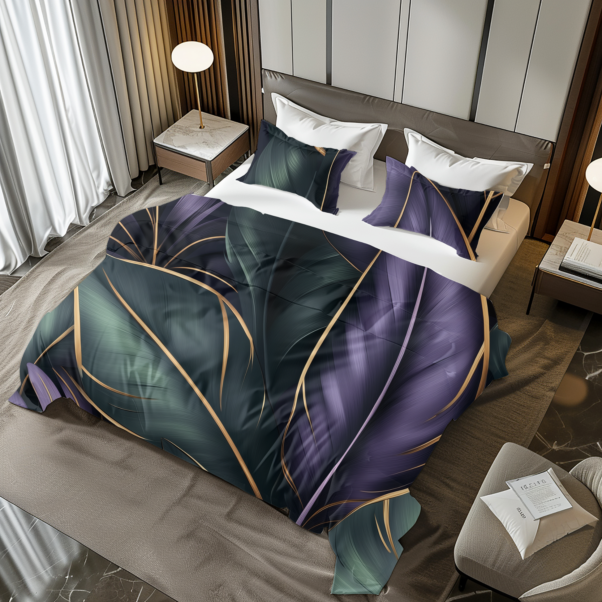 "Royal Ferngully" Sateen Duvet