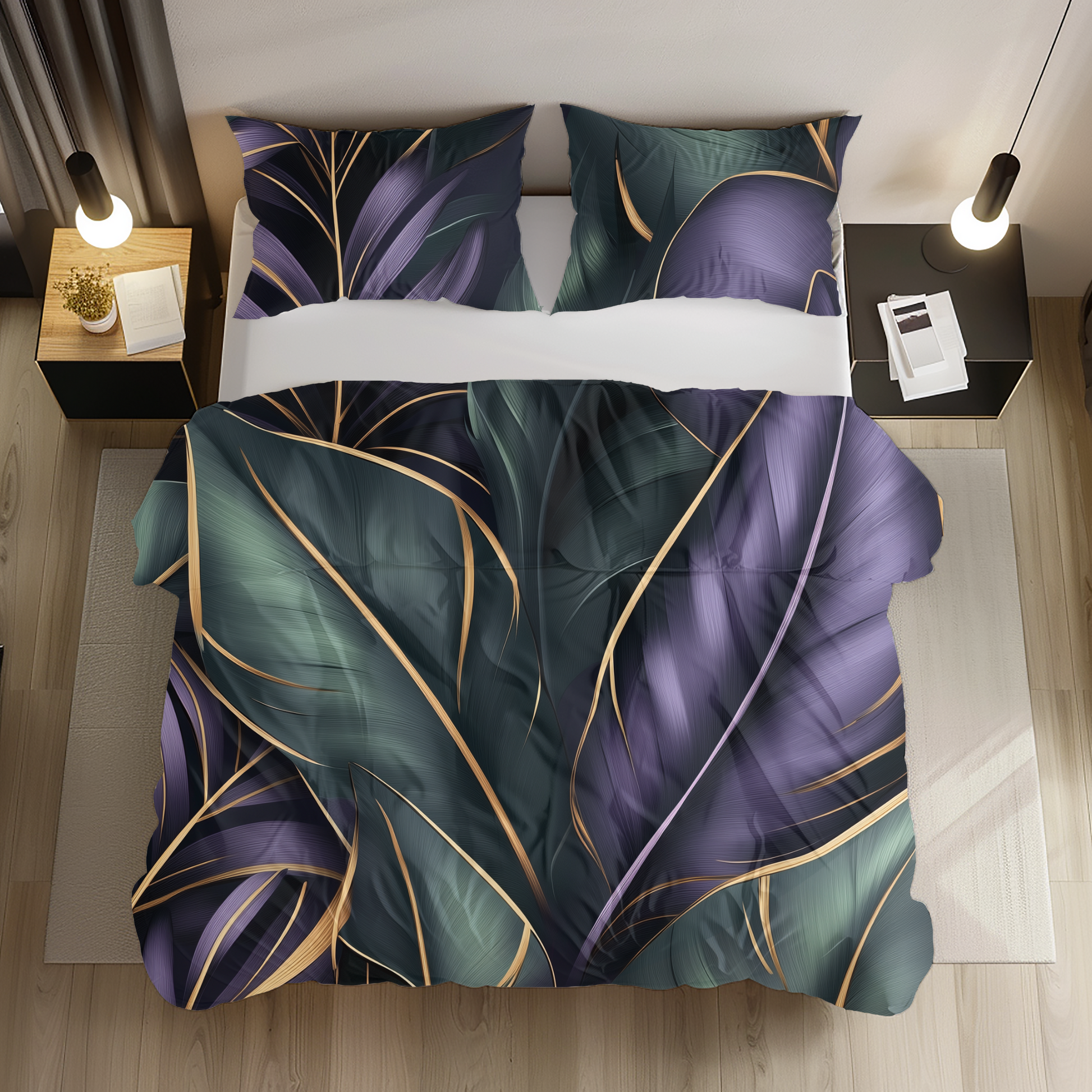 "Royal Ferngully" Sateen Duvet