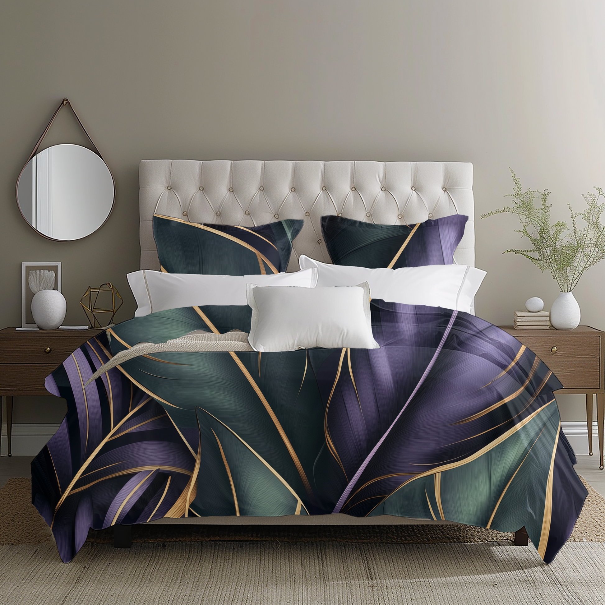 "Royal Ferngully" Sateen Duvet