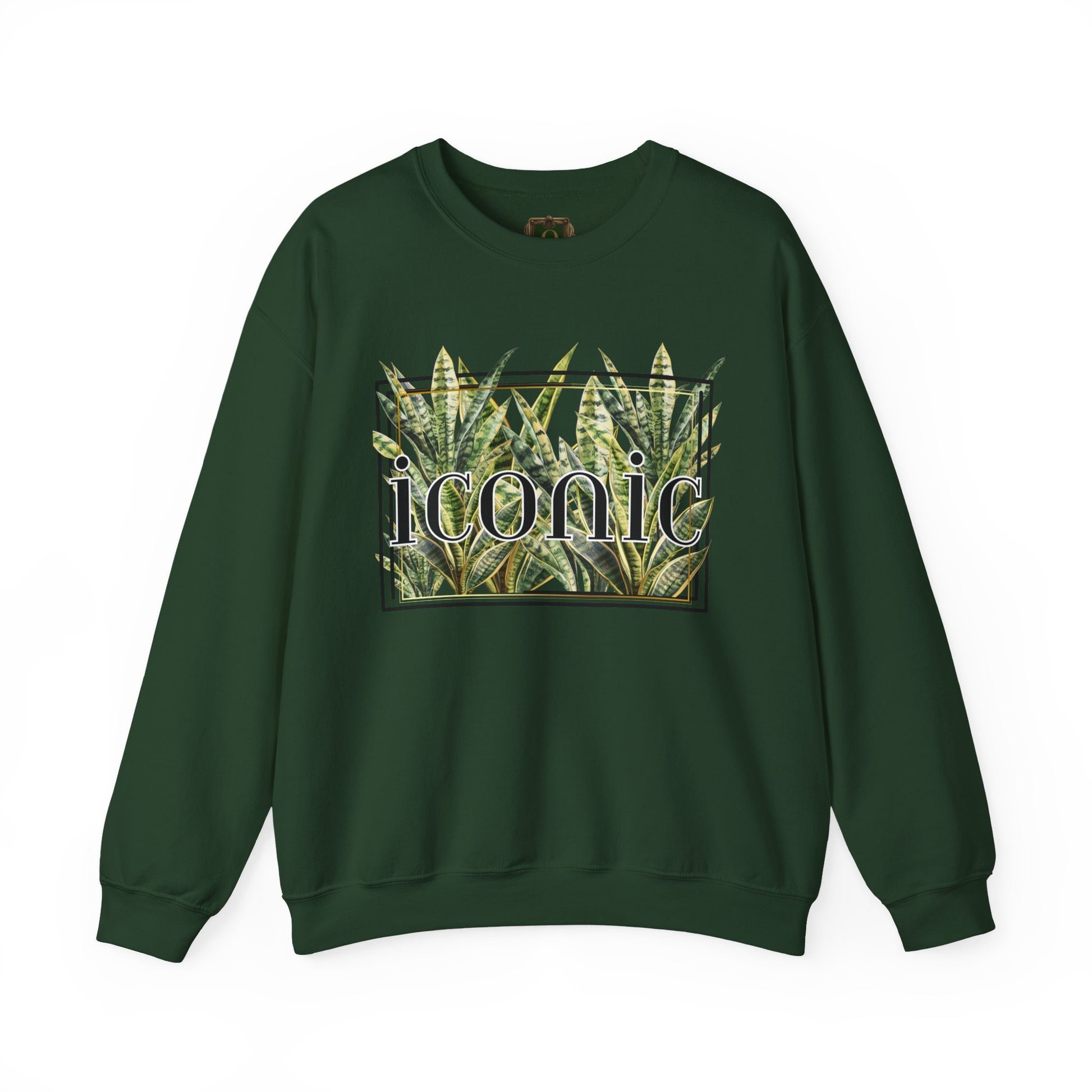 "Iconic Snake Plant" Crewneck Sweatshirt