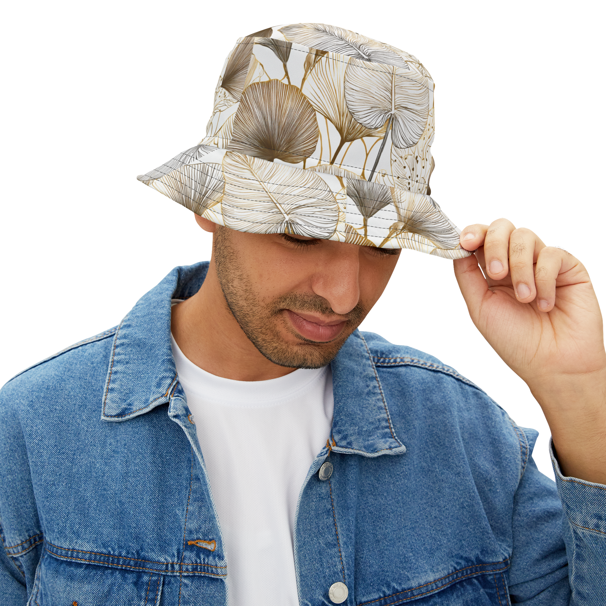"Gold Leaf" Bucket Hat